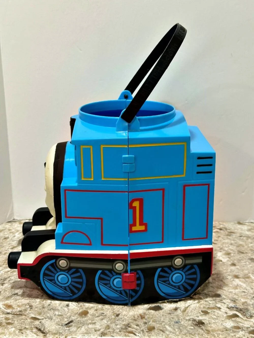 Vintage Thomas and Friends Train Folding HALLOWEEN Candy Bucket Pail 2006